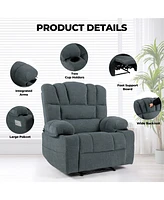 Streamdale Furniture Massage Recliner Chair Sofa with Heating Vibration