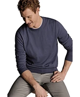 Charles Tyrwhitt Men's Combed Cotton Crew Neck Sweater