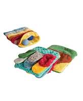 Kaplan Early Learning Crinkle Pockets - Rainbow - Set of 3