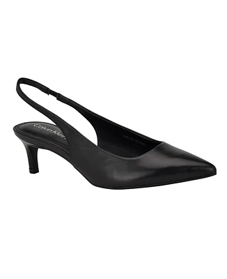 Calvin Klein Women's Dainty Low Heel Slingback Pumps