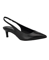 Calvin Klein Women's Dainty Pointy Toe Low Heel Slingback Pumps