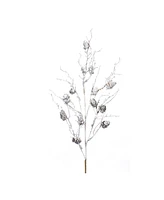 Slickblue Set of 6 Pine Cone Twig Sprays for Rustic Holiday Decor