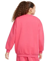 Nike Big Girls Sportswear Club Fleece Oversized-Fit Sweatshirt