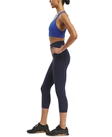 Reebok Women's Lux High-Rise Pull-On 3/4 Leggings