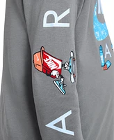 Nike Big Kids Sportswear Cotton Long-Sleeve T-Shirt