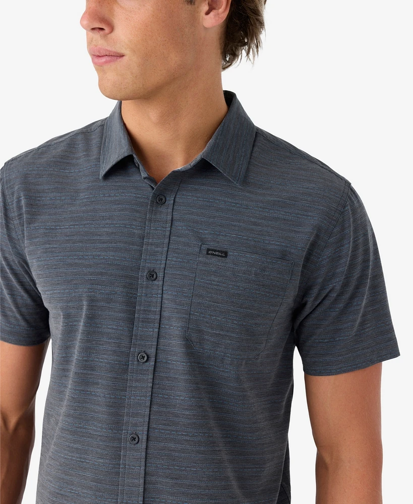 O'Neill Men's Trvlr Upf Traverse Stripe Standard Shirt