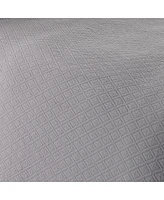 Ihi Home Indi Matelasse, Queen Coverlet, White