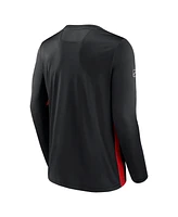 Fanatics Men's Black New Jersey Devils Authentic Pro Rink Performance Long Sleeve T-Shirt