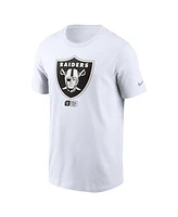 Nike Men's White Las Vegas Raiders Faded Essential T-Shirt