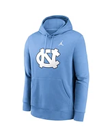 Jordan Men's Carolina Blue North Tar Heels Primetime Evergreen Club Fleece Pullover Hoodie