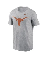 Nike Men's Heather Gray Texas Longhorns Primetime Evergreen Logo T-Shirt