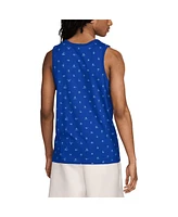 Nike Men's Blue Team Usa Allover Print Club Tank Top