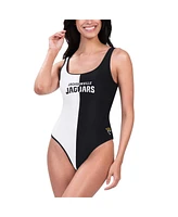 G-iii 4Her by Carl Banks Women's Black/White Jacksonville Jaguars Last Stand One-Piece Swimsuit