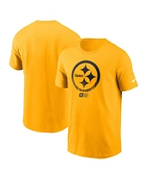 Nike Men's Gold Pittsburgh Steelers Faded Essential T-Shirt