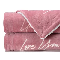 Chanasya Premium Best Friends Forever Gift Throw Blanket - Sherpa Microfiber Strength Love Joy Cherish Fun Laughter Thoughtful