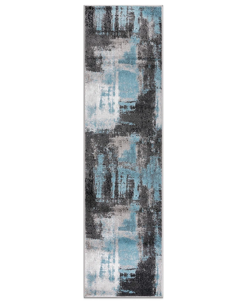 Main Street Rugs Wynn 939 2'x7' Runner Area Rug