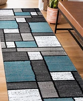 Main Street Rugs Montane 2'7"x8' Runner Area Rug