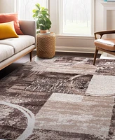 Main Street Rugs Alba 307 6'6"x9' Area Rug