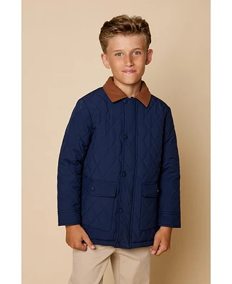 B by Brooks Brothers Big Boys Quilted Jacket