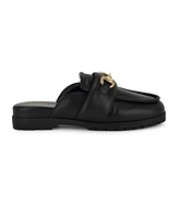 Nine West Women's Kunne Round Toe Slip-On Casual Mules