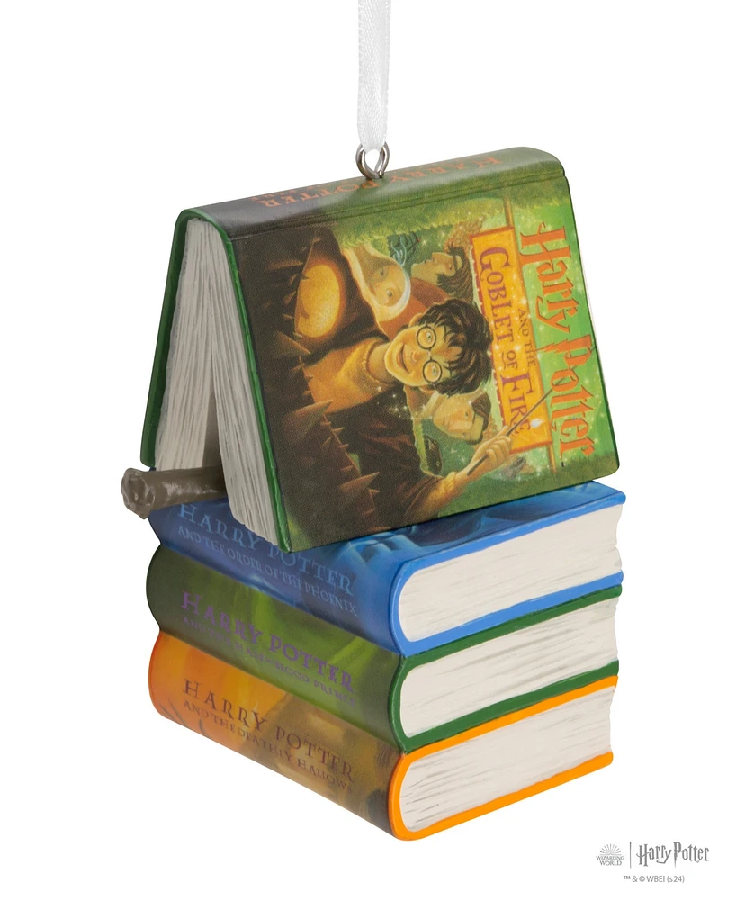 Hallmark Harry Potter Books and Wand Christmas Ornament - Multi