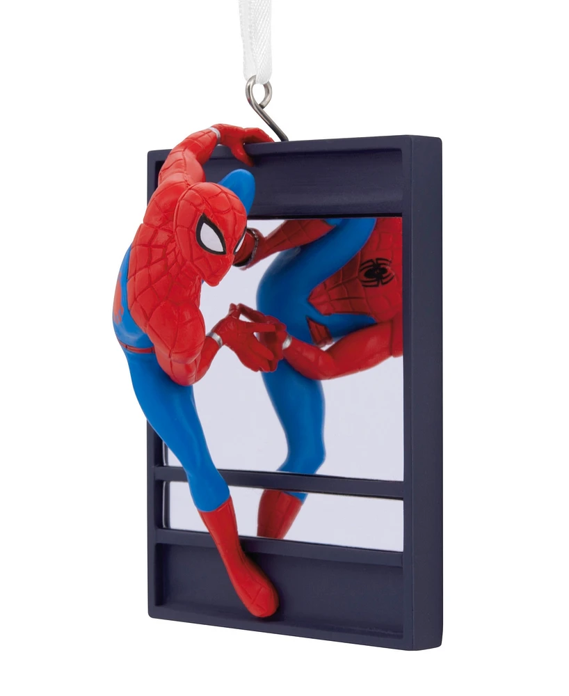 Hallmark Marvel Spider-Man on Window Christmas Ornament - Multi