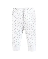 Hudson Baby Boys Unisex Cotton Pants and Leggings, Yellow Safari