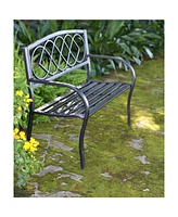 Evergreen Celtic Knot Garden Bench
