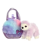 Aurora Small Sweets Rainbow Fancy Pals Fashionable Plush Toy Purple 6"