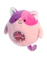 Aurora Mini Love Cat Shaker Playful Plush Toy Pink 5"