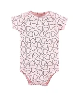 Hudson Baby Girls Cotton Bodysuits