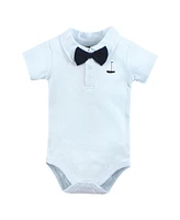 Hudson Baby Boys Cotton Bodysuits