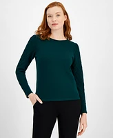 Anne Klein Women's Diamond-Sleeve Sweater