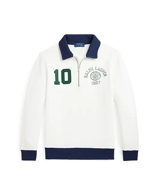 Polo Ralph Lauren Big Boy Logo Fleece Collared Sweatshirt