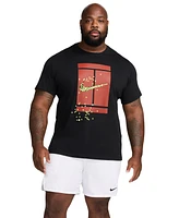 NikeCourt Men's Relaxed Fit Short Sleeve Graphic Tennis T-Shirt