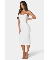 Bebe Women's Rib Midi Dress