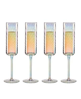 Lenox Tuscany Classics Iridescent Flutes, Set Of 4