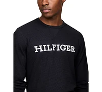 Tommy Hilfiger Men's Thermal Logo Long-Sleeve Pajama Shirt