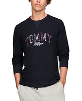 Tommy Hilfiger Men's Thermal Logo Long-Sleeve Pajama Shirt