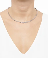 Grown With Love Lab Grown Diamond Graduated 16" Collar Necklace (7 ct. t.w.) in 14k White Gold