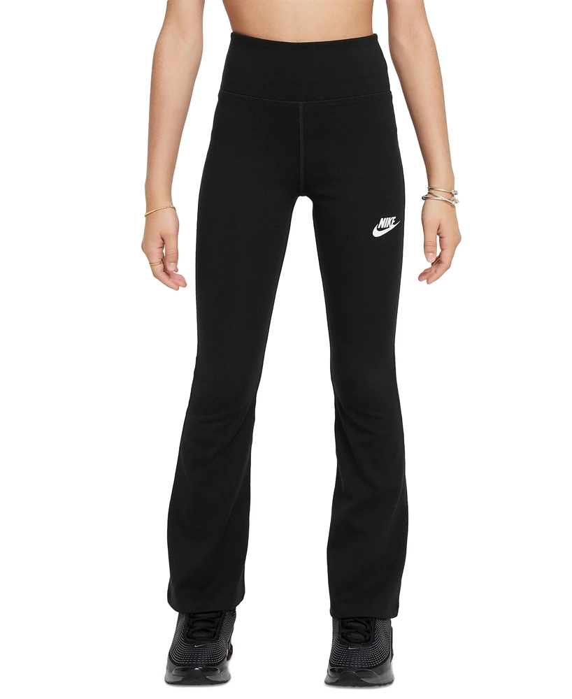 Nike Big Girls Sportswear Classic High-Waisted Flared Leggings