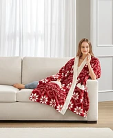 Premier Comfort Cozy Plush Printed Wrap, 50" x 70", Exclusively at Macy's (A $30 value)