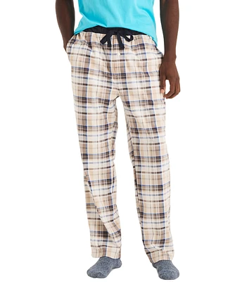 Nautica Men's Classic-Fit Plaid Fleece Pajama Pants