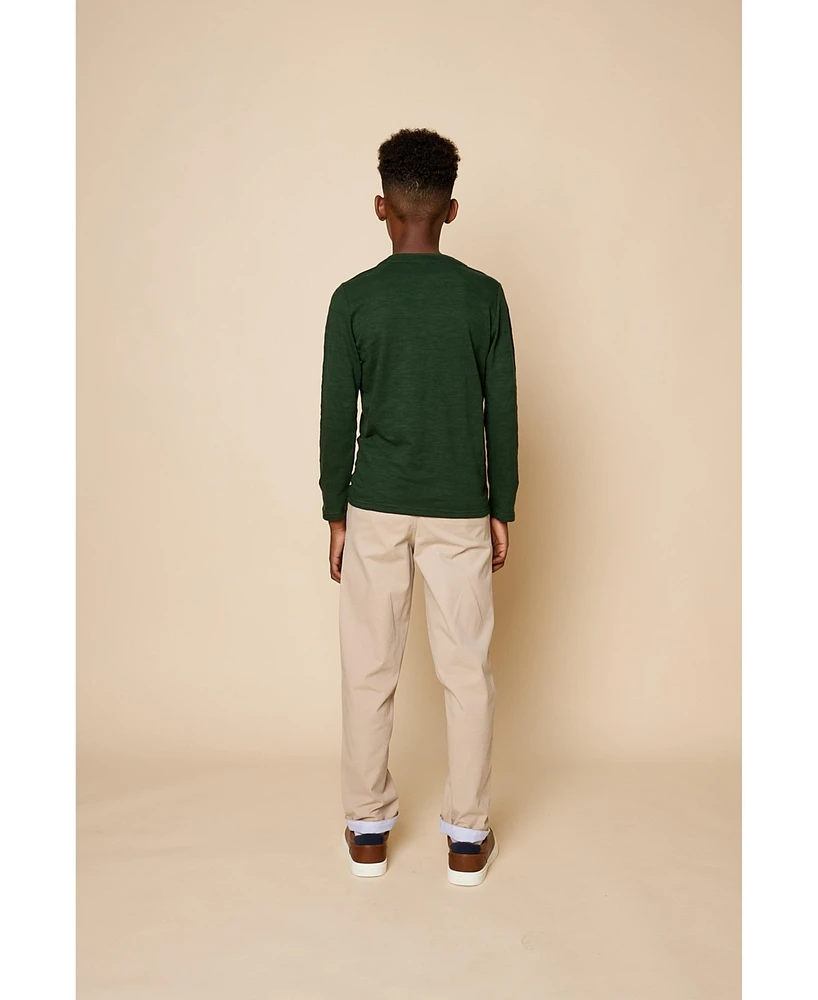 B by Brooks Brothers Big Boys Henley Shirt