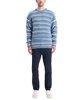 Scotch & Soda Men's Crew Neck Dropped Shoulder Boucle Sweater