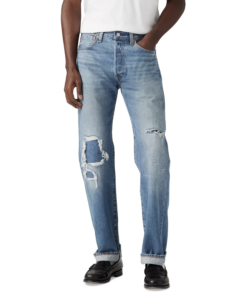 Levi's Men's 501 Originals Final Hour Distressed Jeans