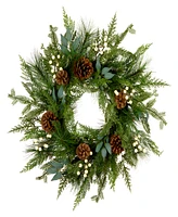 National Tree Company Inspired by Nature Wreath, 24 Inches