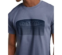 G-Star Raw Men's Short Sleeve Stacked Old Skool Logo Graphic T-Shirt