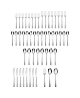 Cambridge Silversmiths Stainless Steel Sander Mirror 51-Piece Flatware Set, Service for 8