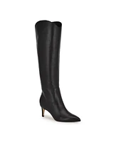 Nine West Women's Sirena Pointy Toe Knee High Dress Boots